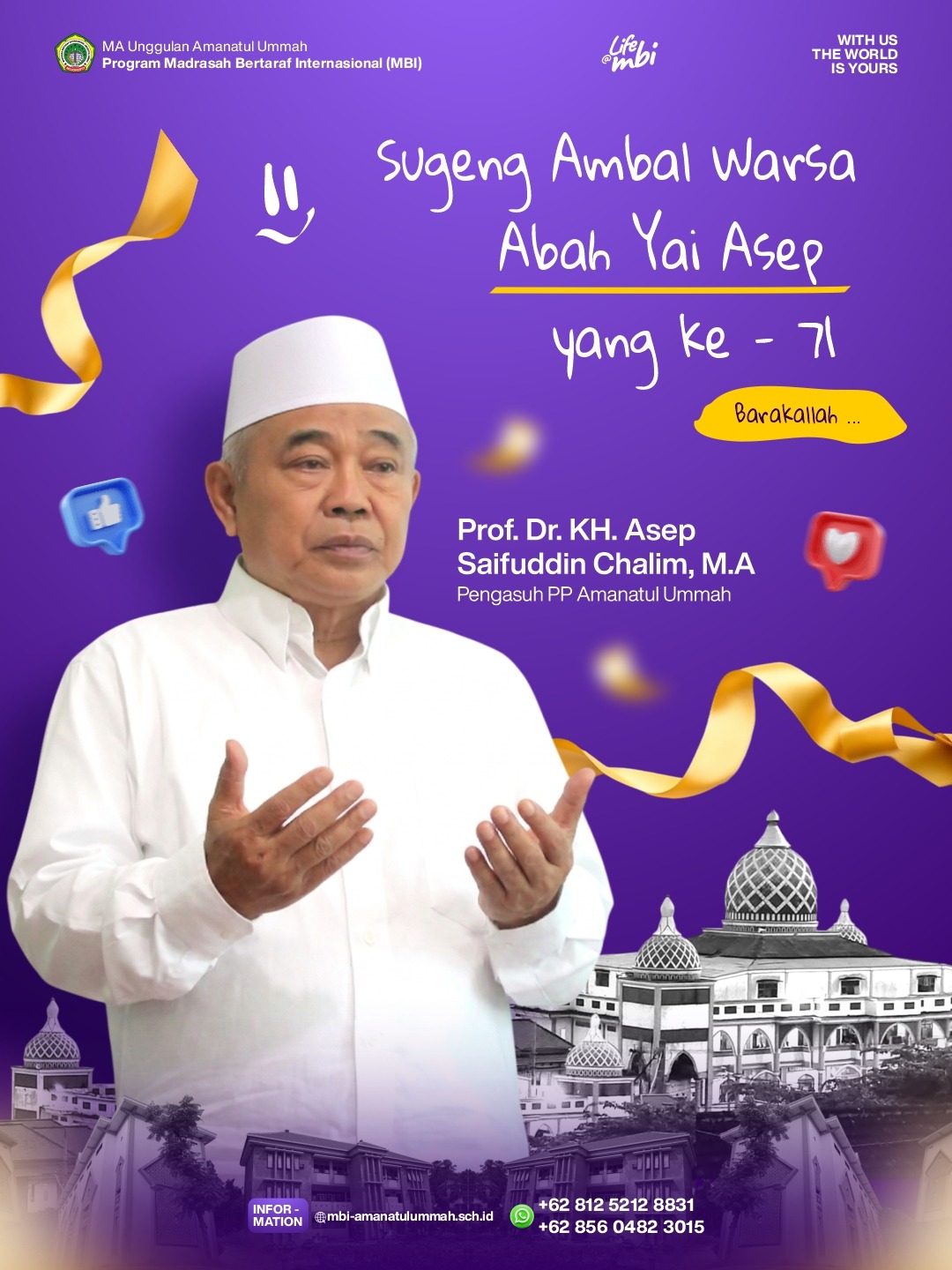 Sugeng Ambal Warsa Abah Yai Asep ke-71