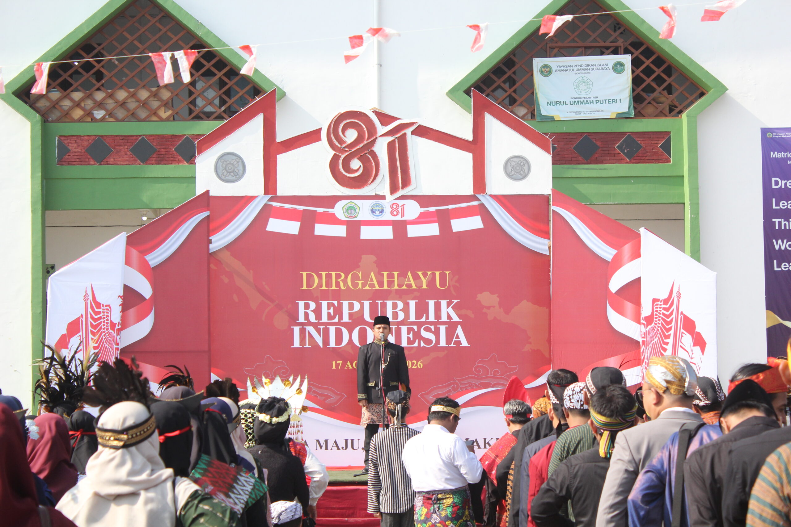Peringati HUT RI ke-81, Gus Ilyas Ajak Santri MBI Amanatul Ummah Bersiap Jadi Pemimpin Bangsa